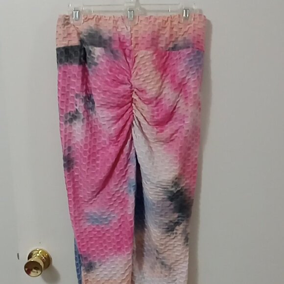 Yoga/Atheletic Ruched/Scrunched Butt Lifting Leggings Jolie & Joy Size 3x GUC  - - Picture 6 of 12